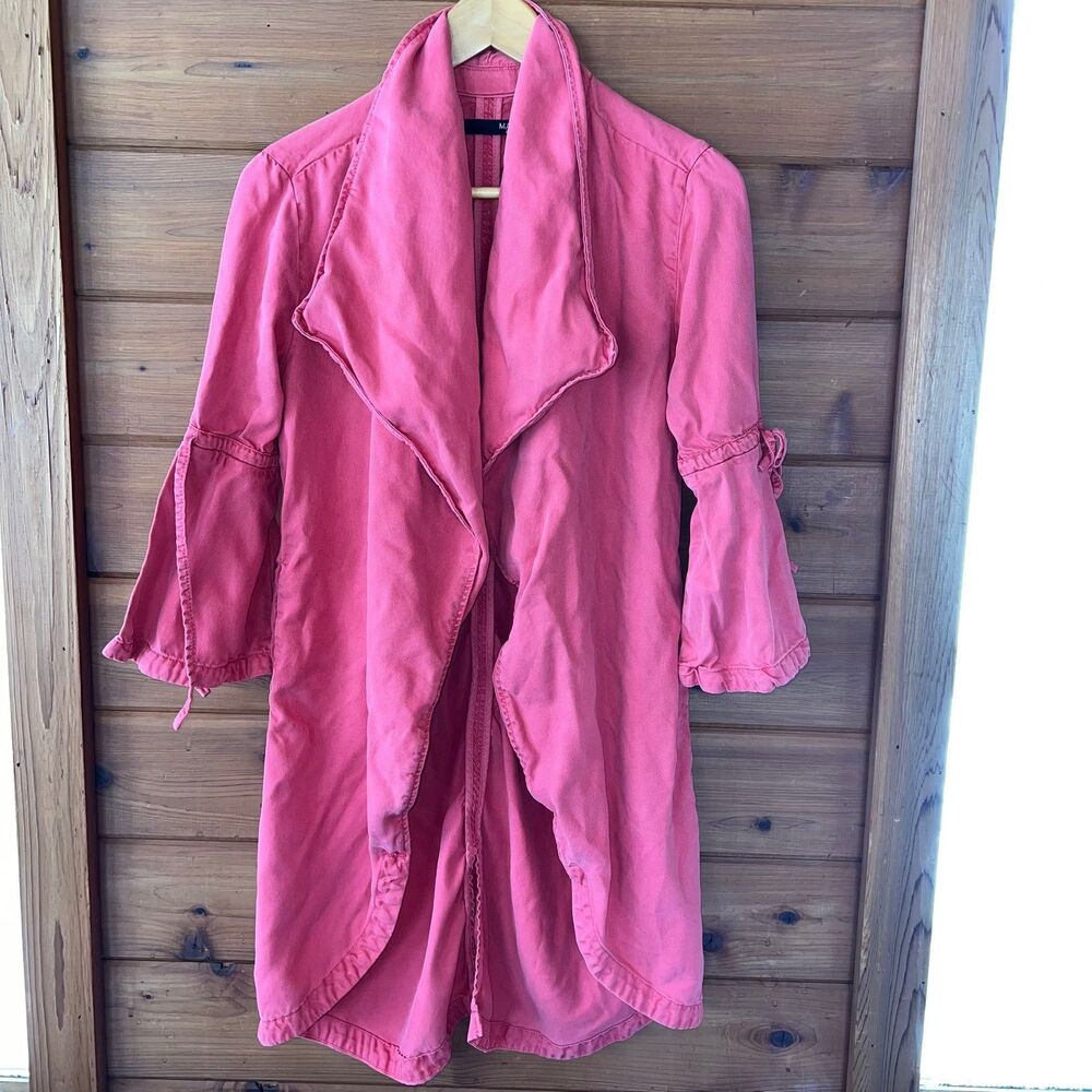 Max Jeans Red Cardigan Jacket Bell Sleeves Small